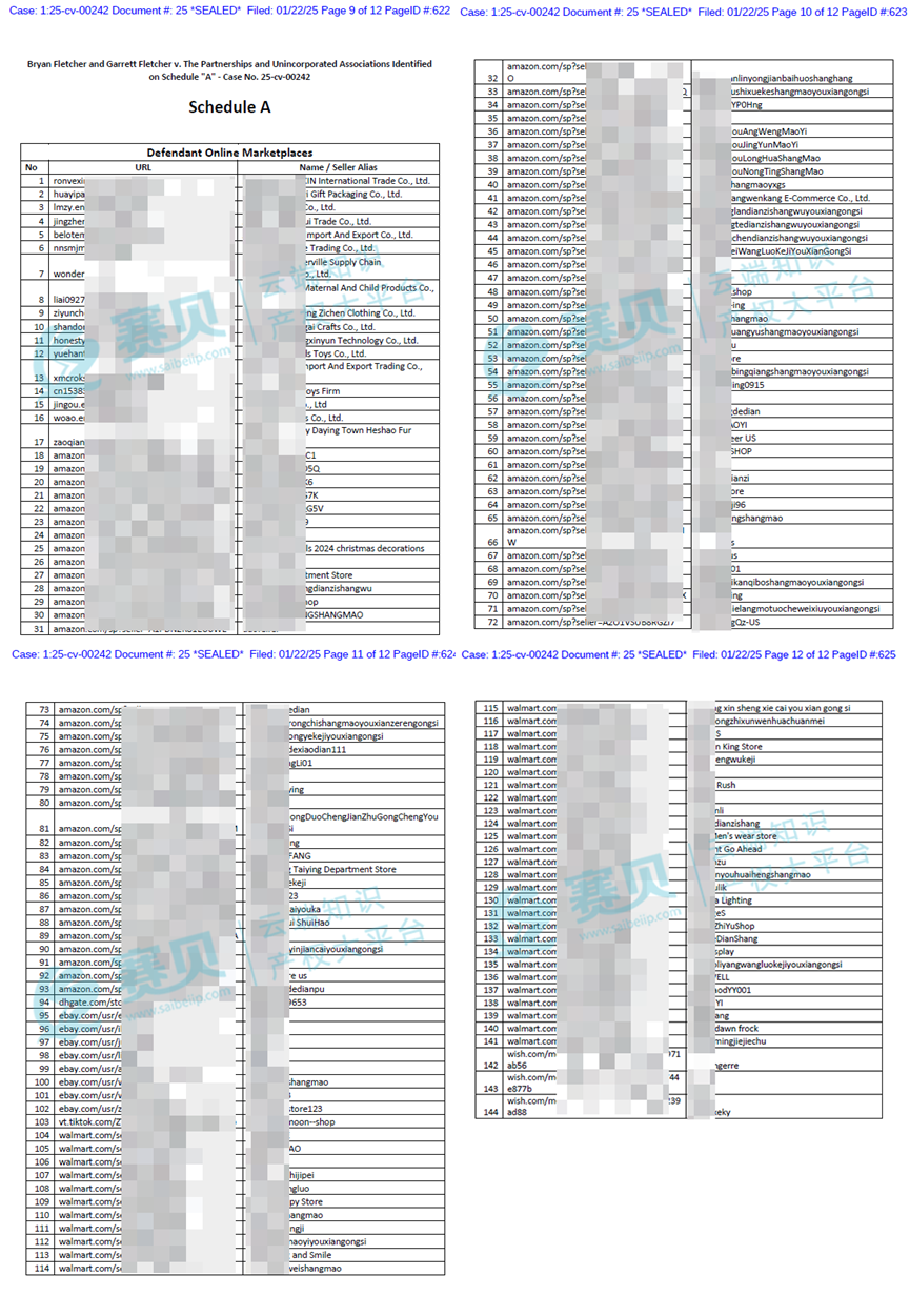 1097家被告曝光！1月TRO侵权案件被告名单汇总，组团和解中~