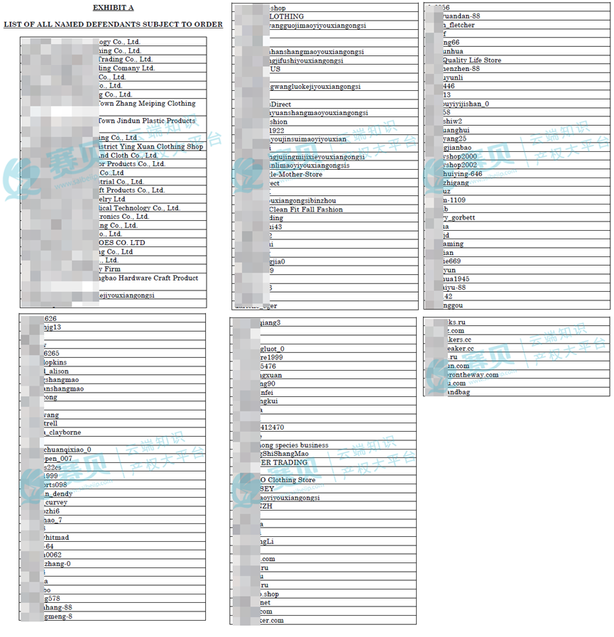 1097家被告曝光！1月TRO侵权案件被告名单汇总，组团和解中~