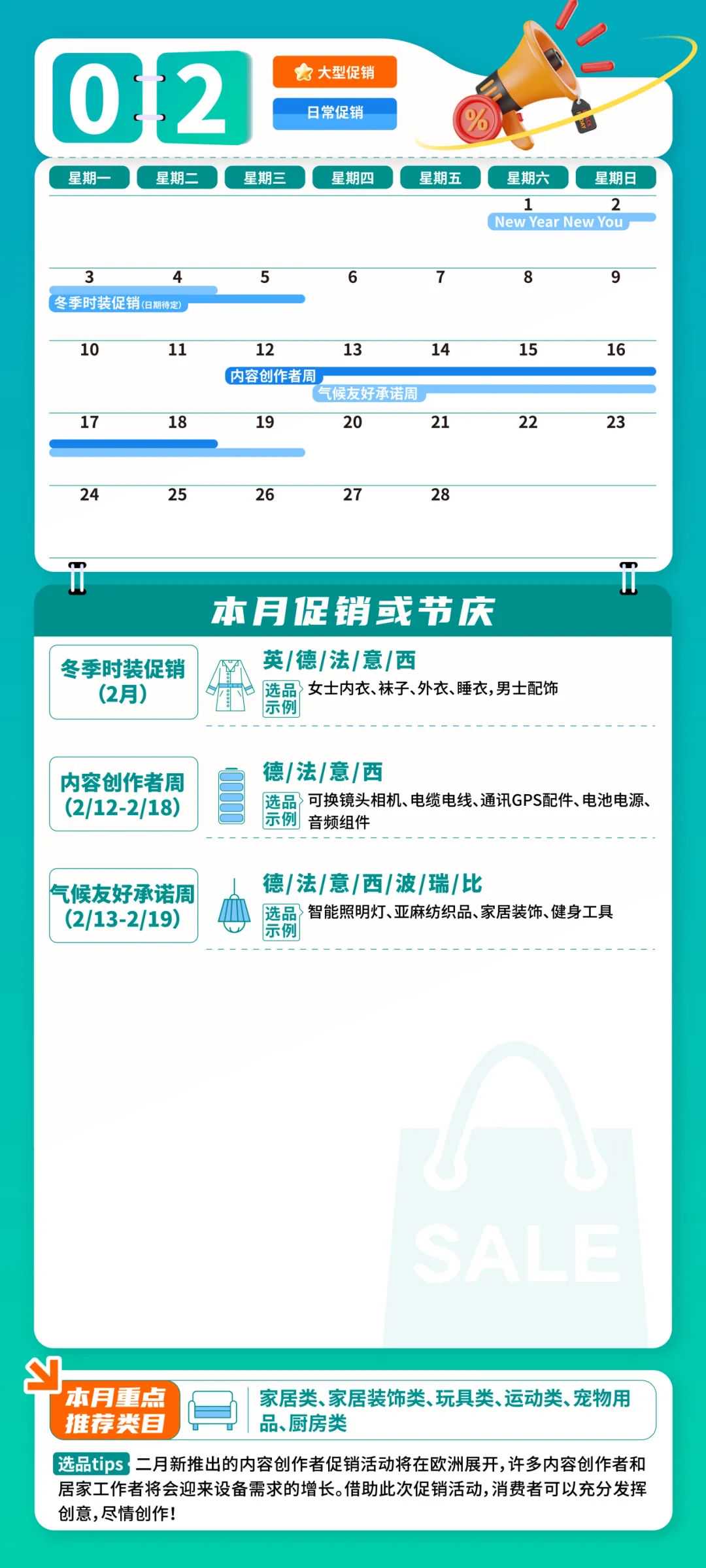 重磅！2025亚马逊欧洲站大促日历与爆品指南发布，30+热卖节点，全年赚不停！