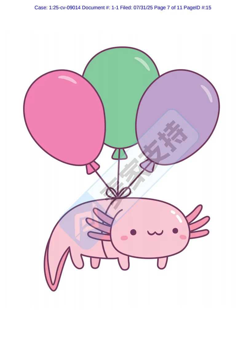 25-cv-09014，keith新案速递！萌版珍珠奶茶版权歘欻欻维权，当心TRO冻结！