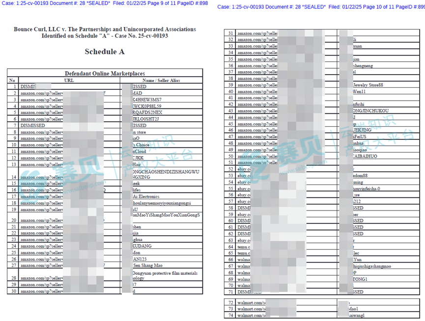 1097家被告曝光！1月TRO侵权案件被告名单汇总，组团和解中~