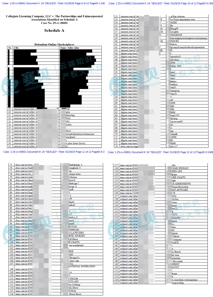 1097家被告曝光！1月TRO侵权案件被告名单汇总，组团和解中~